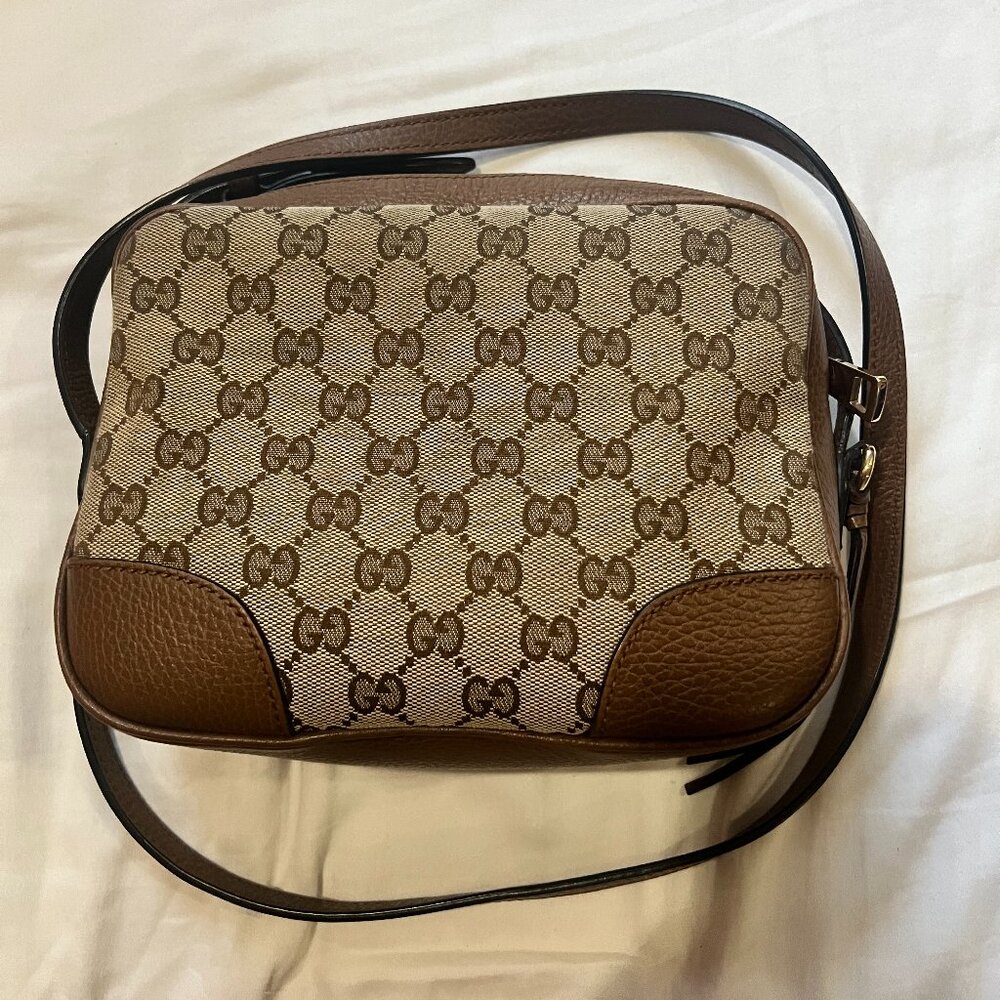 Gucci Bree Canvas Crossbody Bag Mini